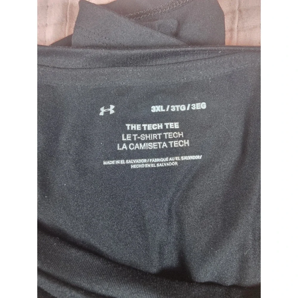 Under Armour USMC Marines Tech Tee Black Mens Size 3XL